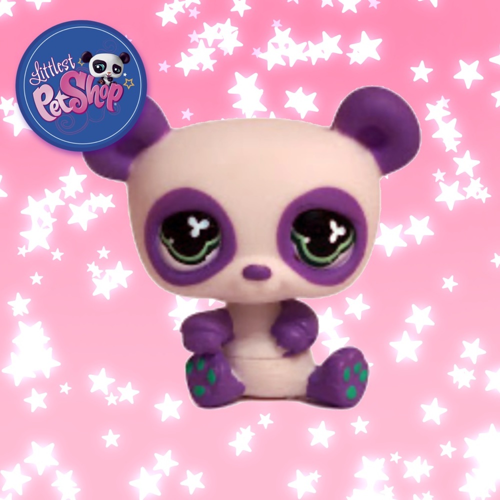 LPS Authentic European Monopoly Panda Bear with Magnet